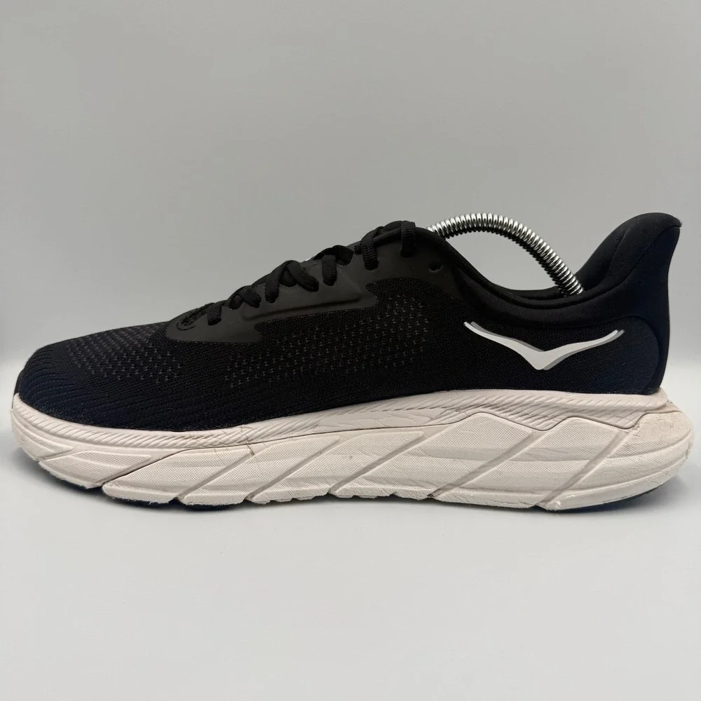 Hoka One One Arahi 7 Running Shoes Black White Men's Size 11 D Athletic Sneakers